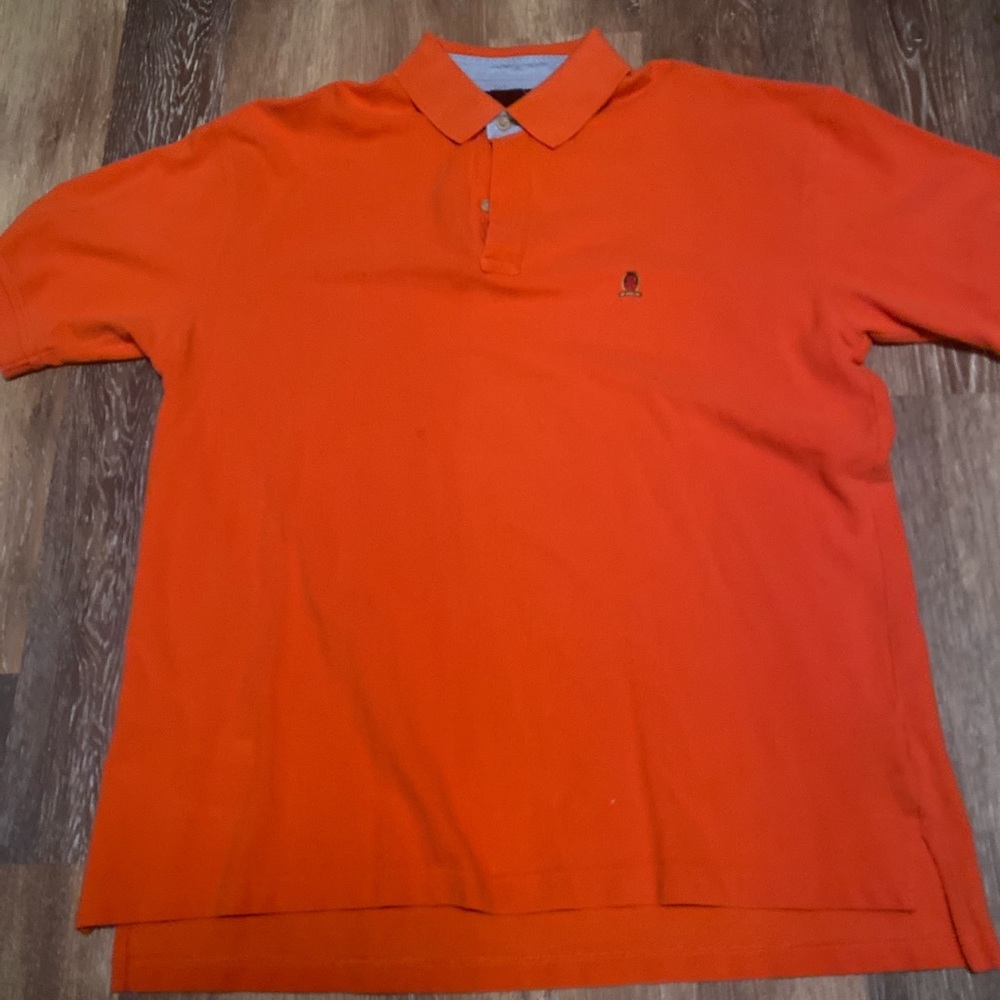 Orange Tommy Hilfiger polo